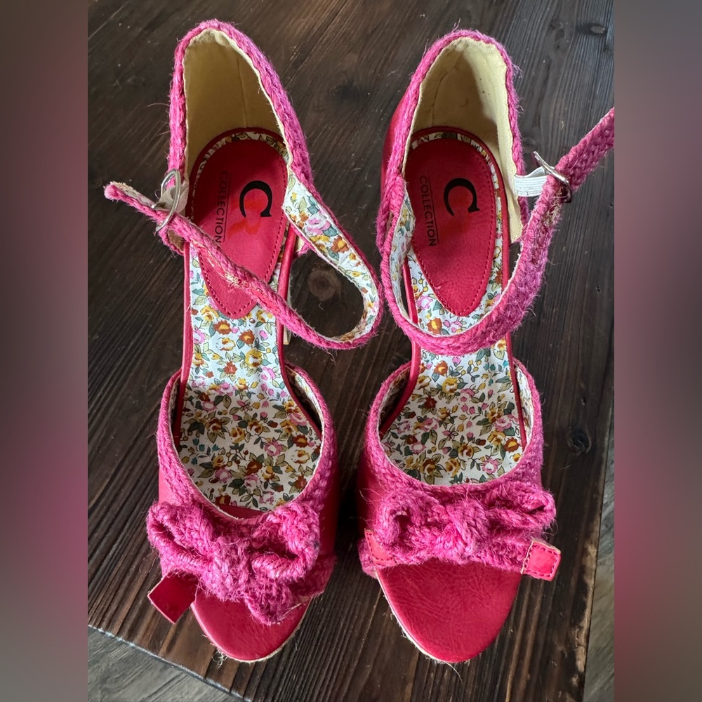 Cute pink sandals